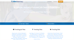 Desktop Screenshot of ihireveterinary.com